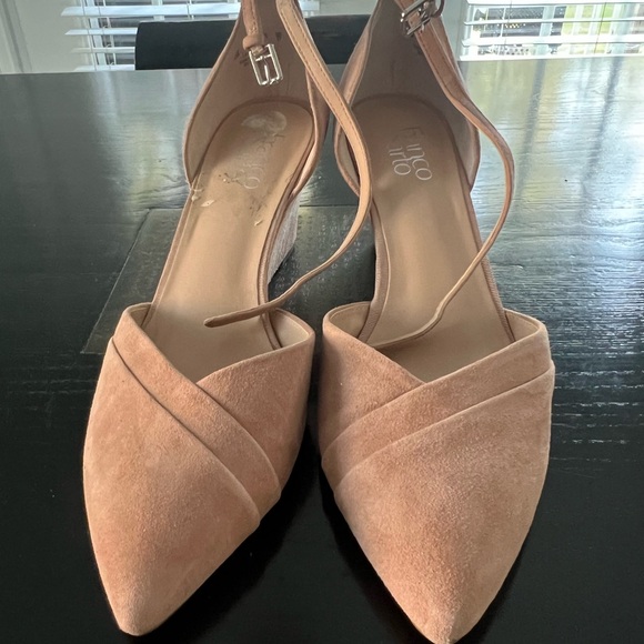 Vince Camuto Shoes - Vince Camuto Tan Suede Wedges